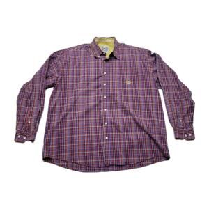 Cinch Mens Western Button-Down Long Sleeve Shirt Burgundy Geo Extra Large XL